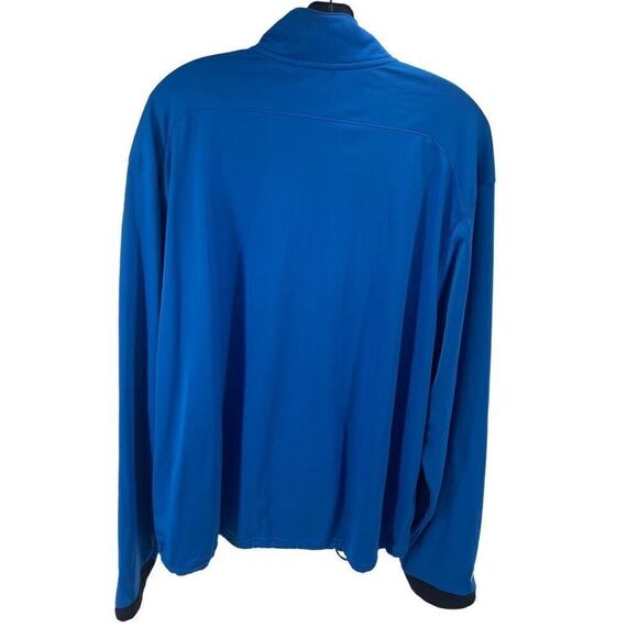 Puma Mens Liga Training Jacket Full Zip Active Adjustable Hem Logo Blue Size XXL - Picture 3 of 12
